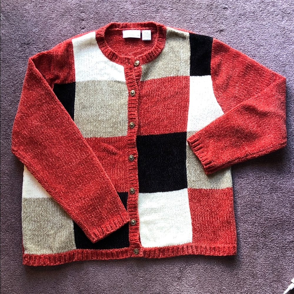 Croft & Barrow Red Knit Sweater